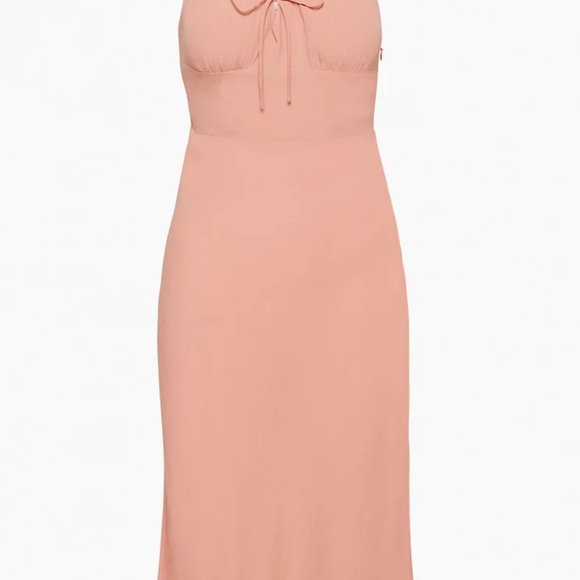 Aritzia Bellow Midi Dress (Pink – Size 0) - Picture 6 of 7